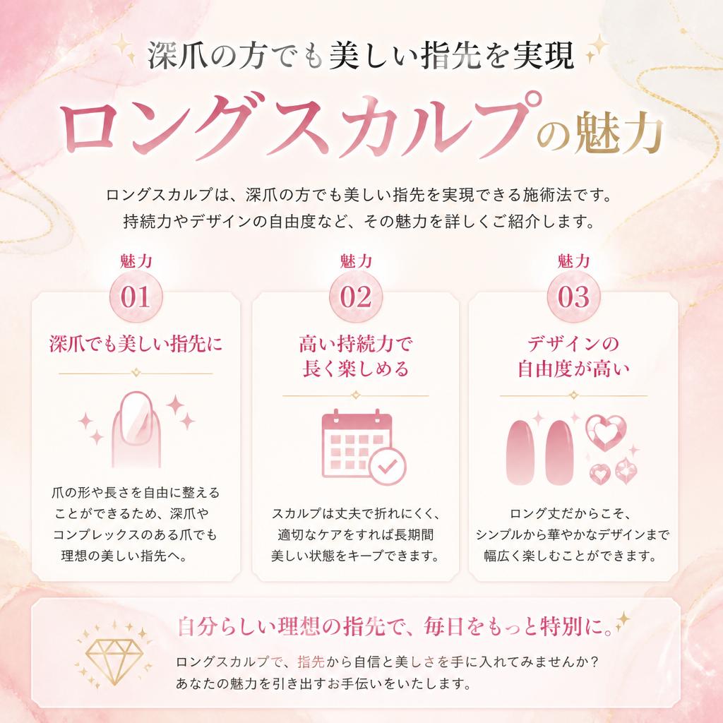 ロングスカルプの魅力