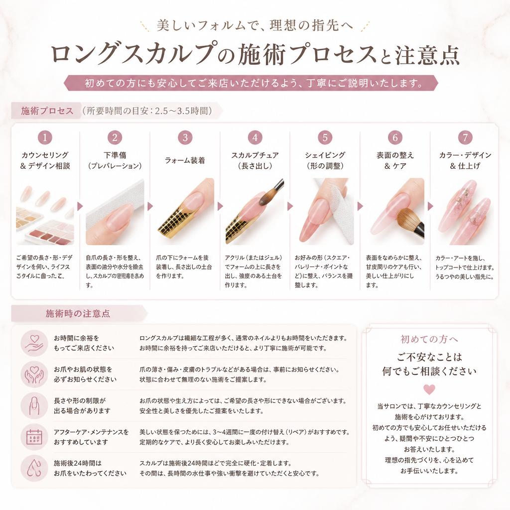 施術プロセスと注意点